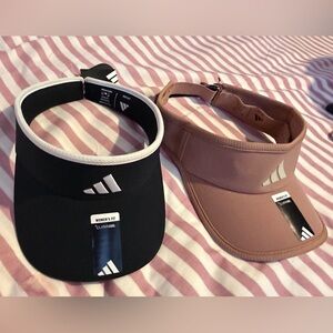 Adidas Women's Black Visor with White Trim